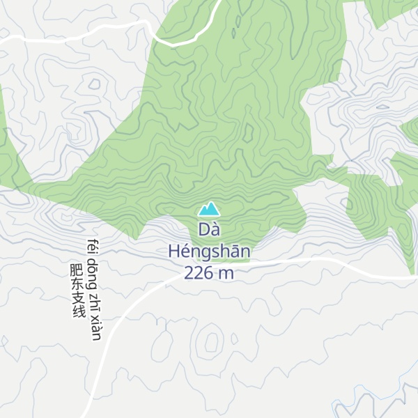 Map of Dà Héngshān
