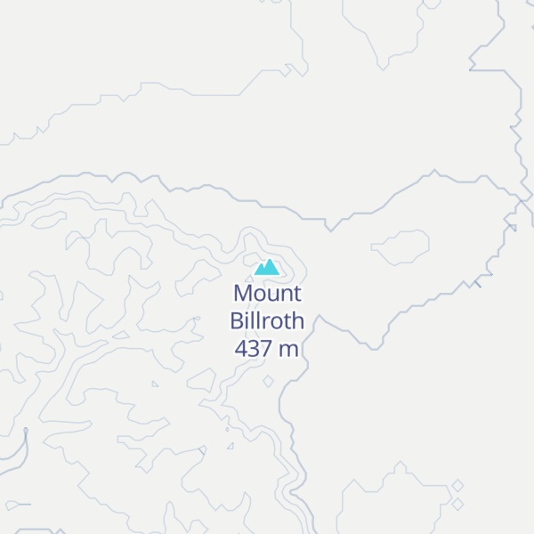 Map of Mount Billroth