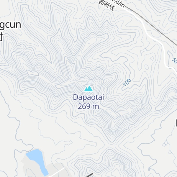Map of Dapaotai