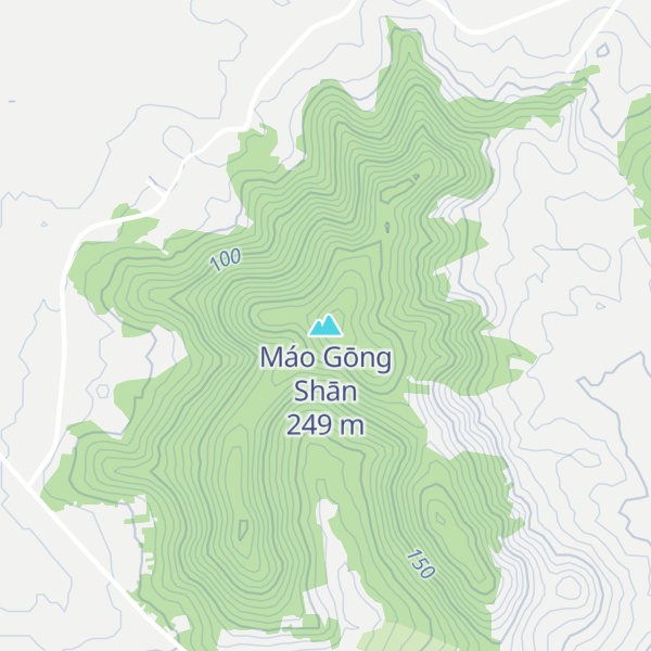Map of Máo Gōng Shān
