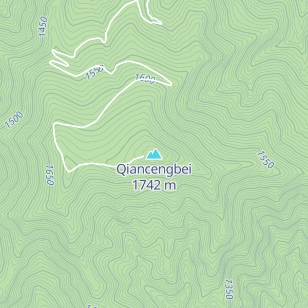 Map of Qiancengbei