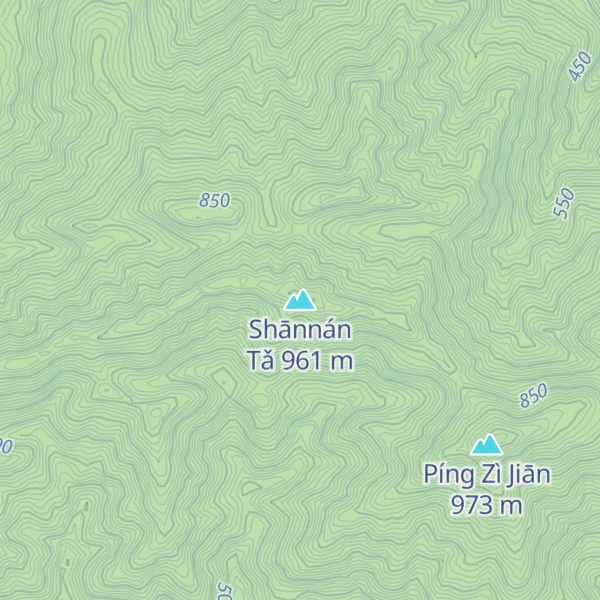 Map of Shānnán Tǎ