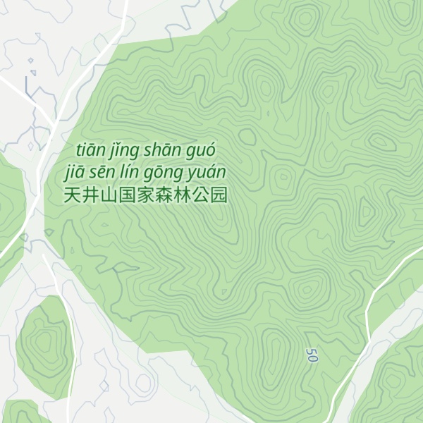 Map of Zhōujiā Dàshān