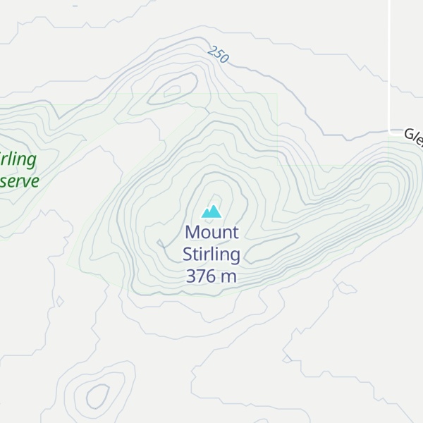 Map of Mount Stirling