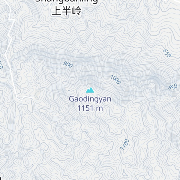 Map of Gaodingyan