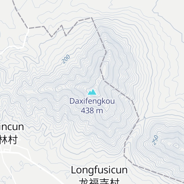 Map of Daxifengkou