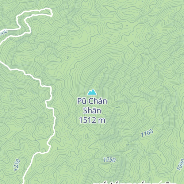 Map of Pǔ Chán Shān