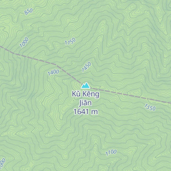 Map of Kǔ Kēng Jiān