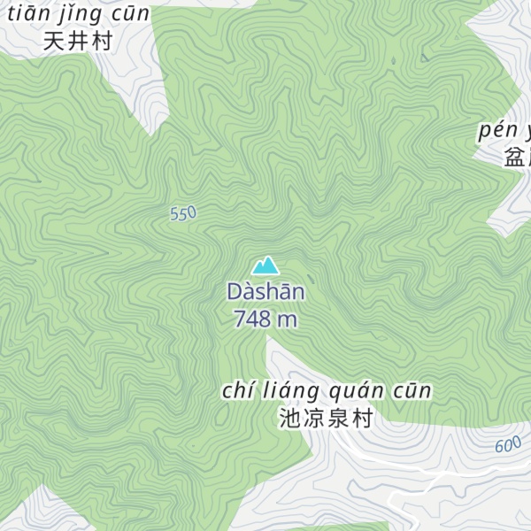 Map of Dàshān