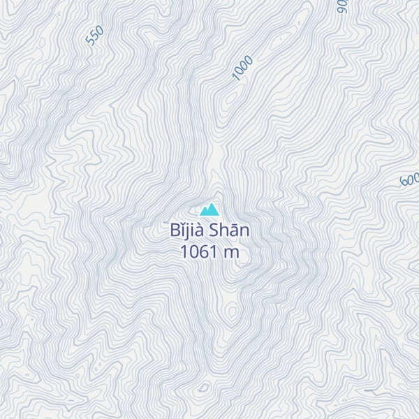 Map of Bǐjià Shān