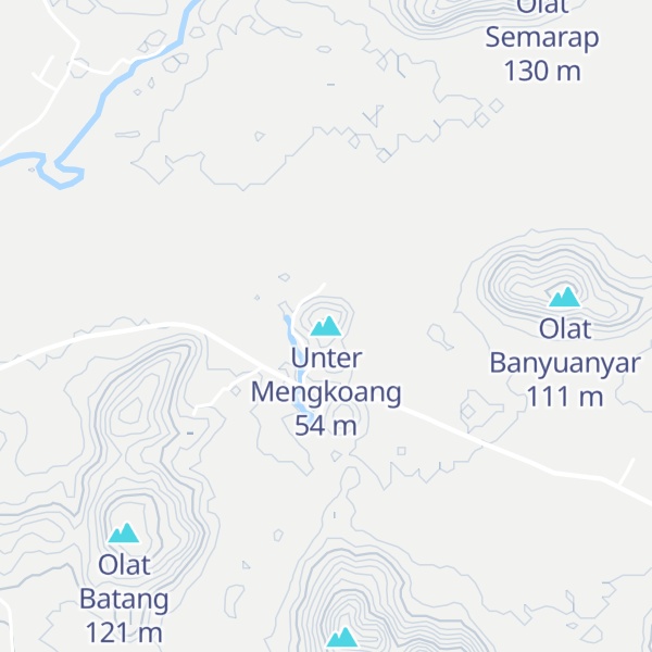 Map of Unter Mengkoang