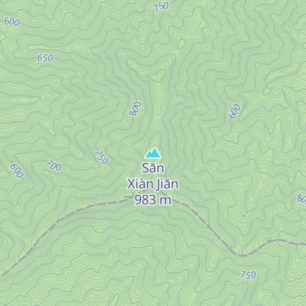 Map of Sān Xiàn Jiān
