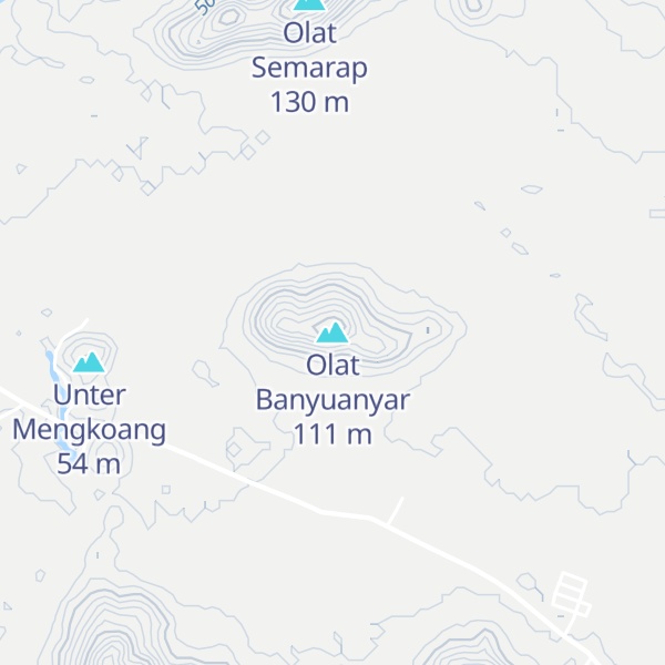 Map of Olat Banyuanyar