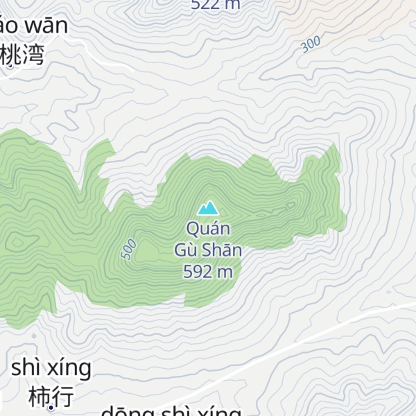 Map of Quán Gù Shān