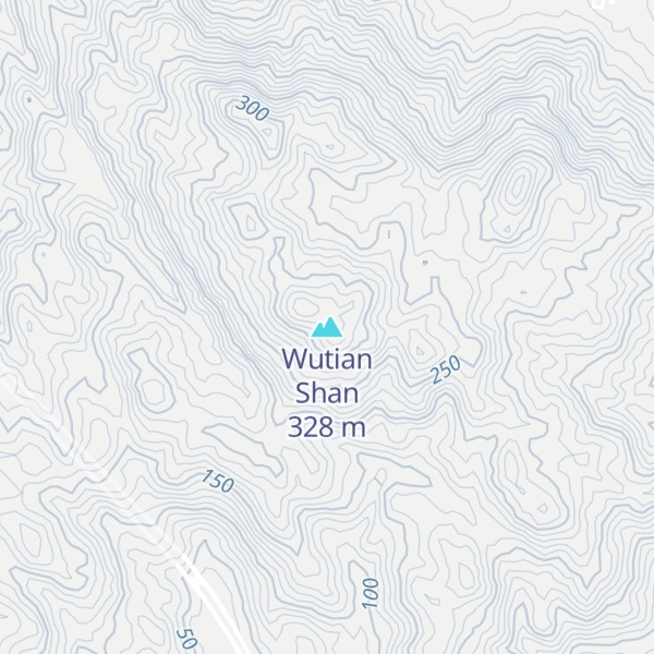 Map of Wutian Shan