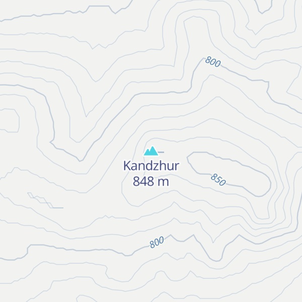 Map of Kandzhur