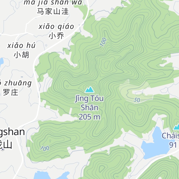 Map of Jǐng Tóu Shān