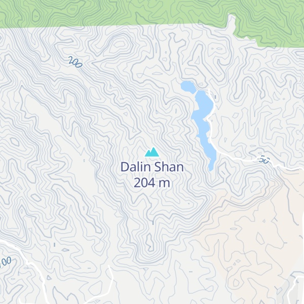 Map of Dalin Shan