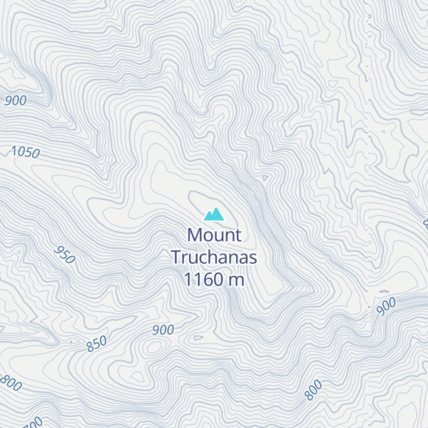 Map of Mount Truchanas