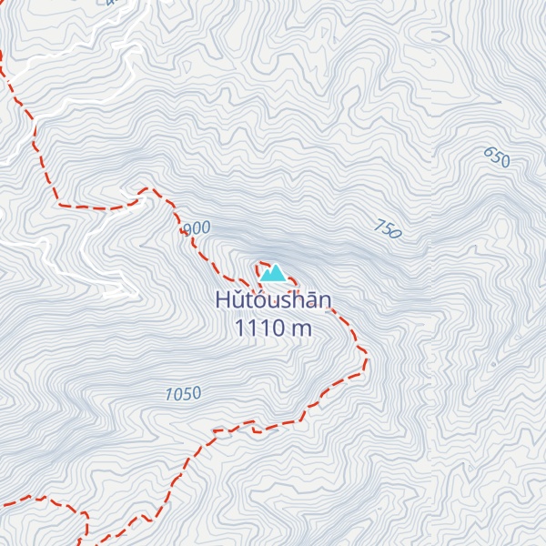 Map of Hǔtóushān