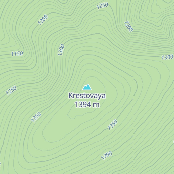 Map of Krestovaya