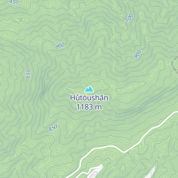 Map of Hǔtóushān