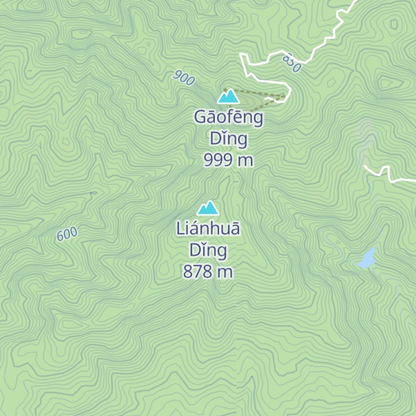 Map of Liánhuā Dǐng