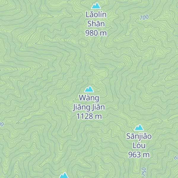 Map of Wàng Jiāng Jiān