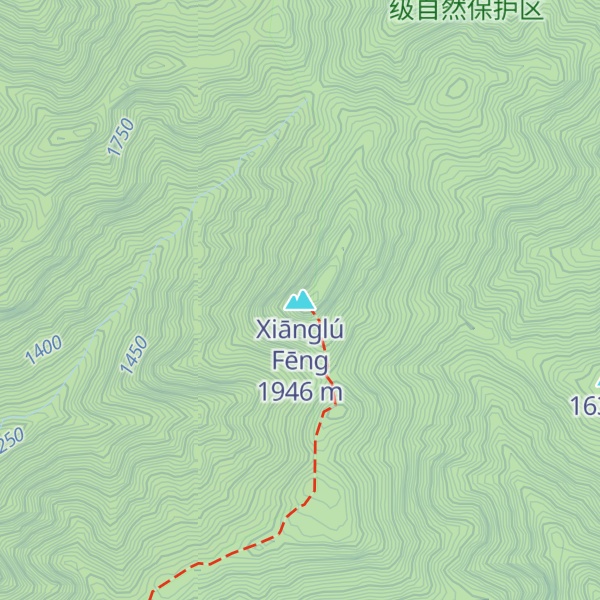 Map of Xiānglú Fēng
