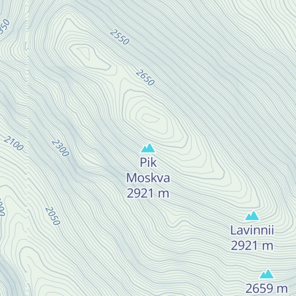 Map of Pik Moskva