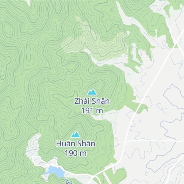 Map of Zhài Shān