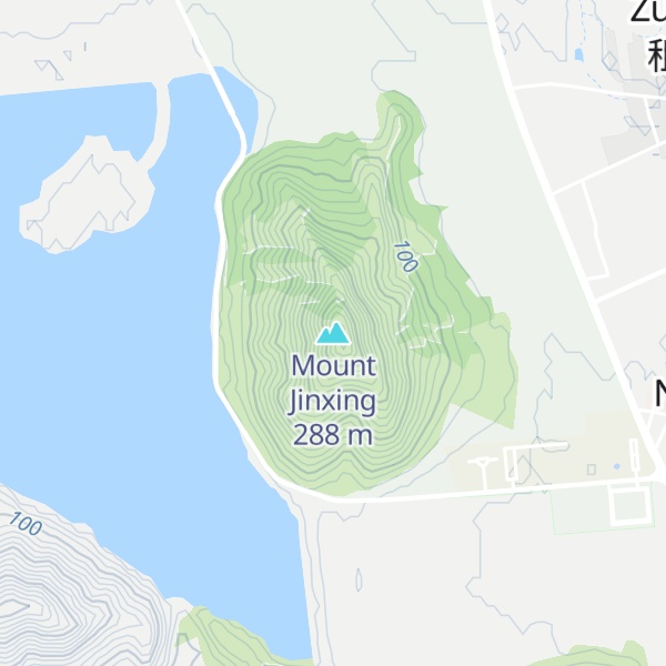 Map of Mount Jinxing