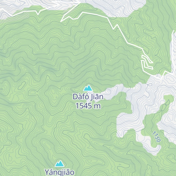 Map of Dàfó Jiān