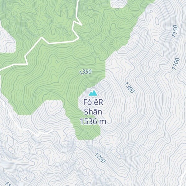 Map of Fó ěR Shān