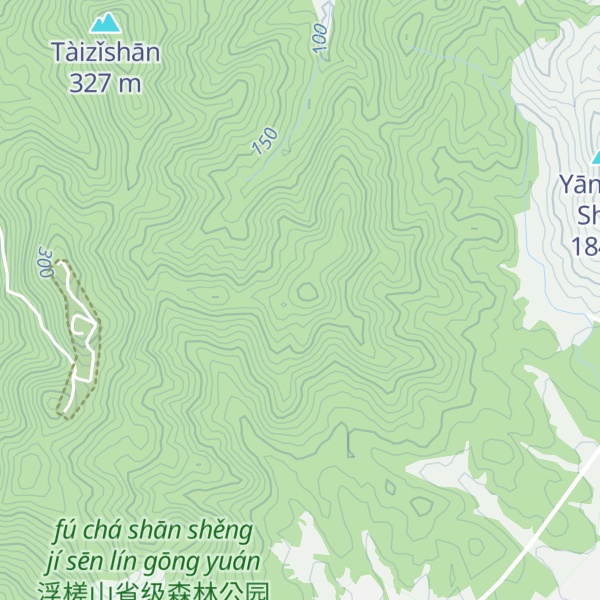 Map of Bòji Dǐng