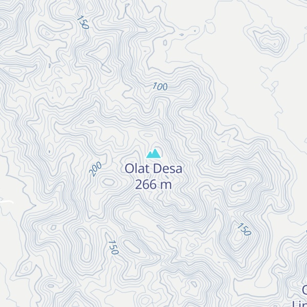 Map of Olat Desa