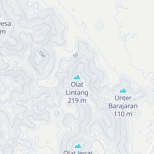 Map of Olat Lintang
