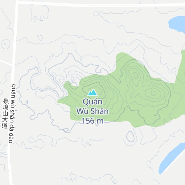 Map of Quán Wù Shān