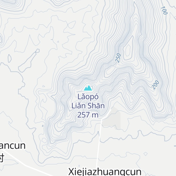 Map of Lǎopó Liǎn Shān