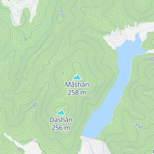 Map of Mǎshān