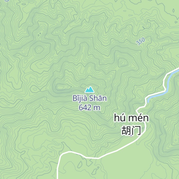 Map of Bǐjià Shān