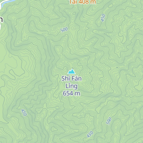 Map of Shí Fán Lǐng