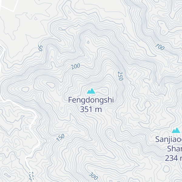 Map of Fengdongshi