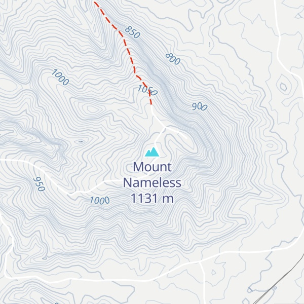 Map of Mount Nameless