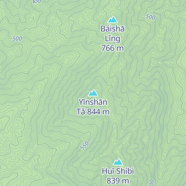 Map of Yīnshān Tǎ