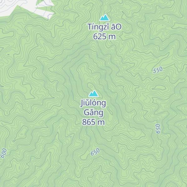 Map of Jiǔlóng Gǎng