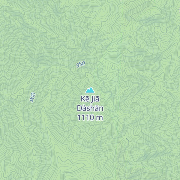 Map of Kē Jiā Dàshān
