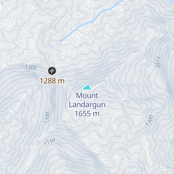 Map of Mount Landargun