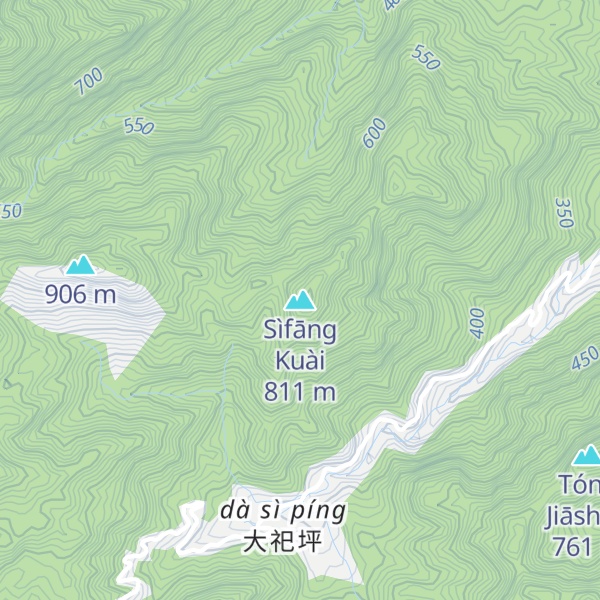 Map of Sìfāng Kuài