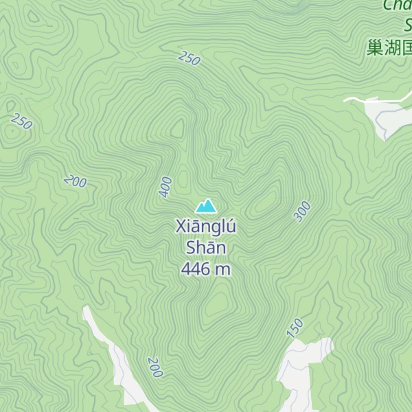 Map of Xiānglú Shān